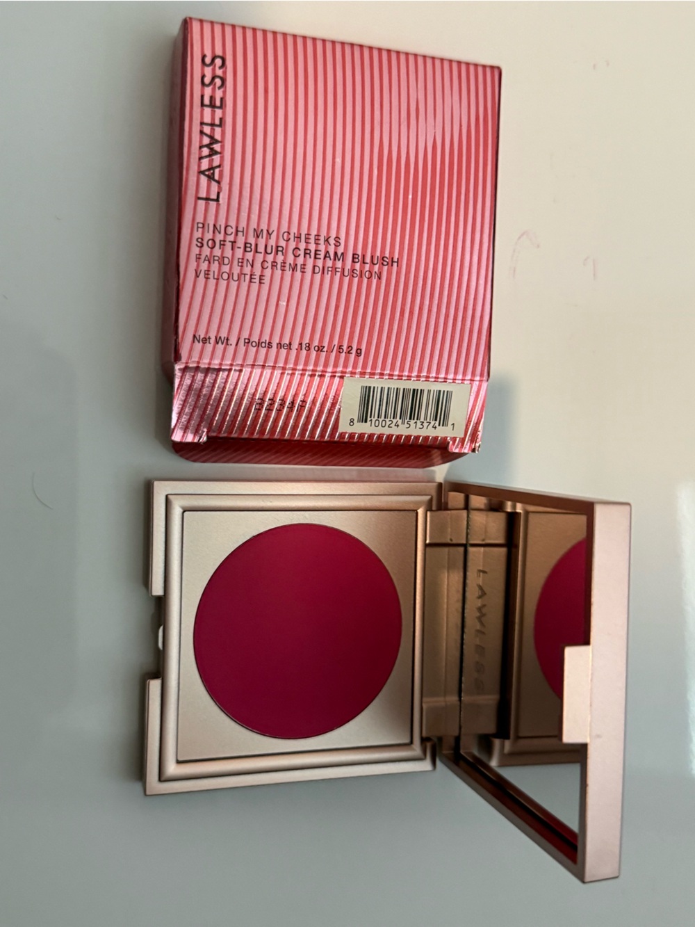 LAWLESS Cream Blush in Bright Fuchsia